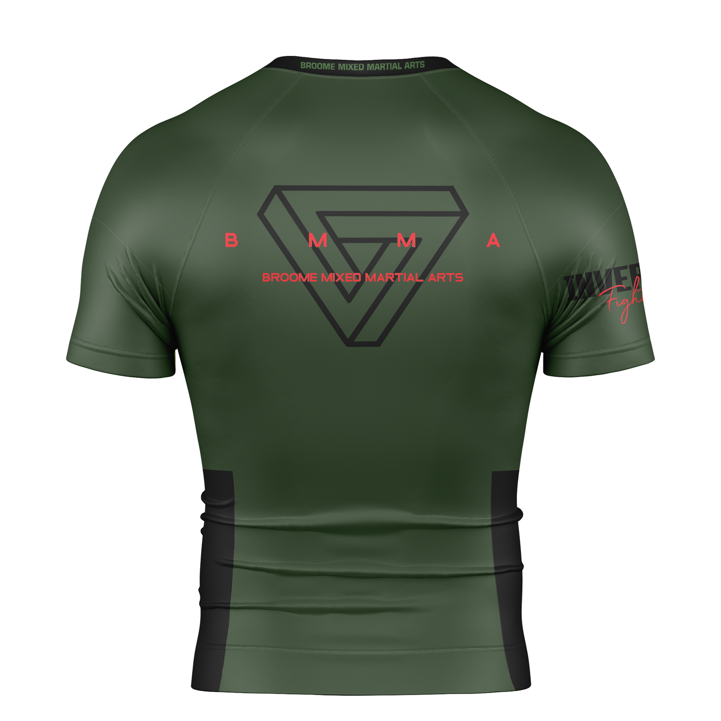 BMMA BJJ Rash guard - Army Green