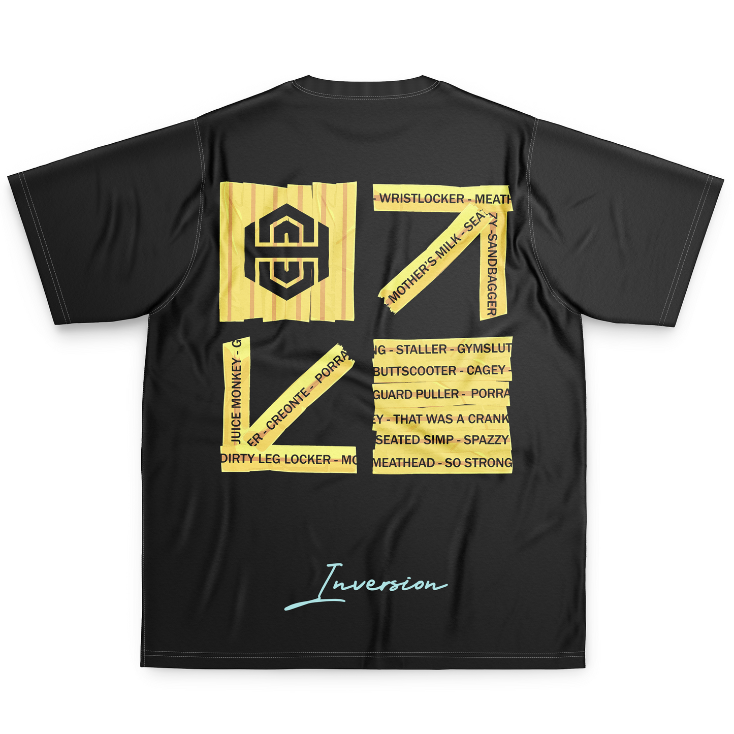 Derogatory Danger Tape BJJ Tee Shirt 24'