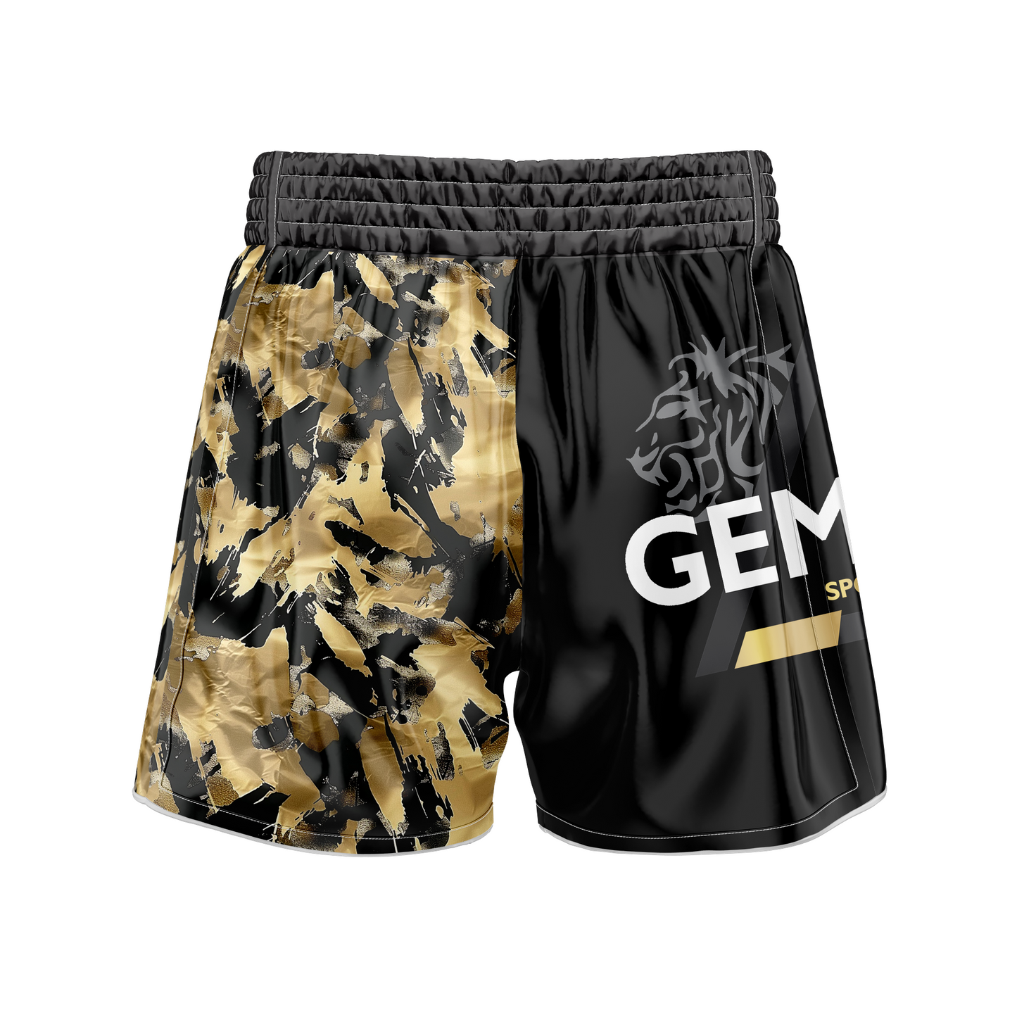 Gemina Sports - Gold Camo Grappling Shorts