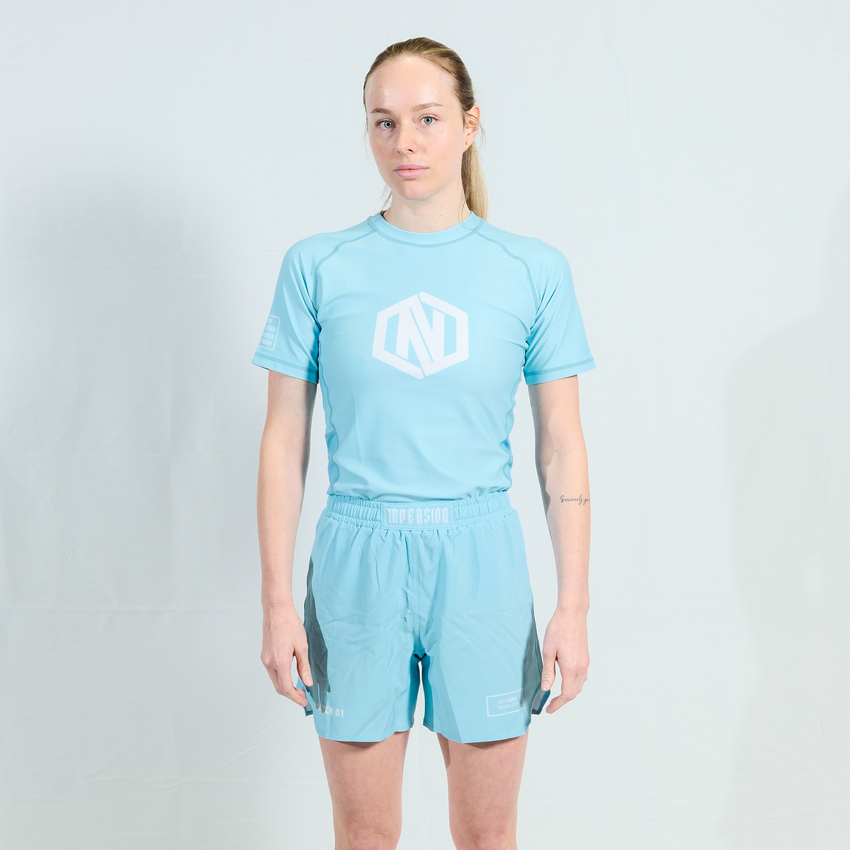 Batch 01 BJJ Shorts - Baby Blue