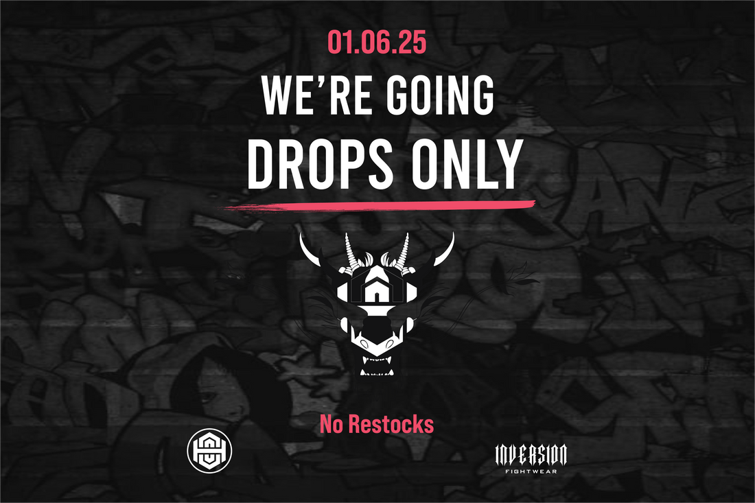Inversion Fightwear Goes Drop-Only: No More Restocks, Only First Picks
