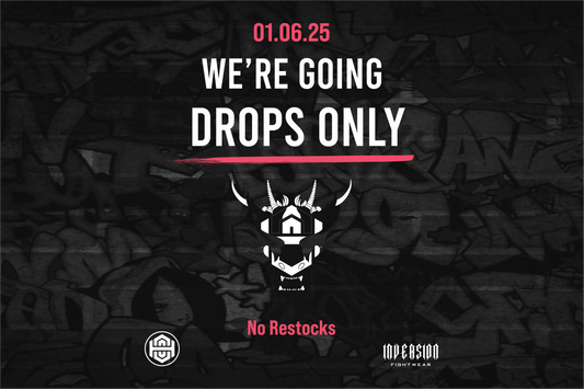 Inversion Fightwear Goes Drop-Only: No More Restocks, Only First Picks