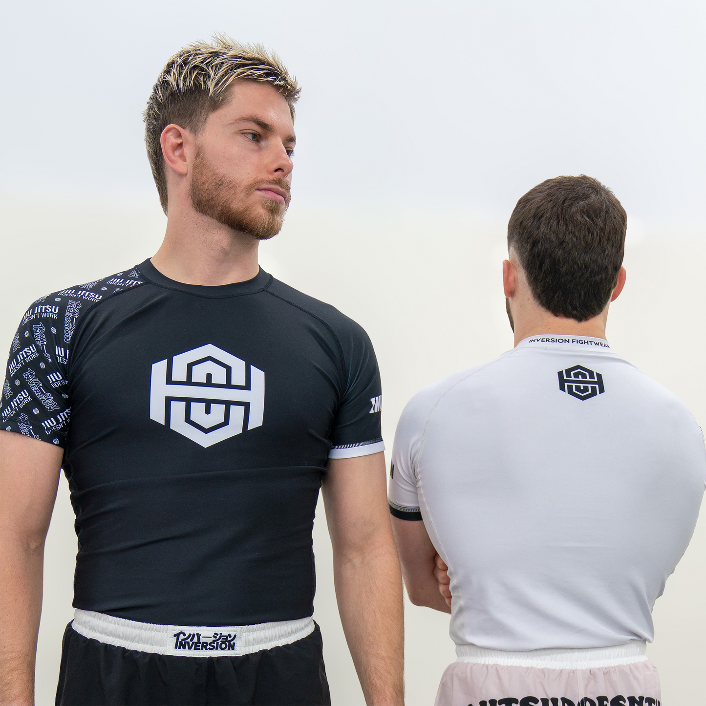 JJDW WHITE SERIES - COMPETITION BJJ RASH GUARD - WHITE