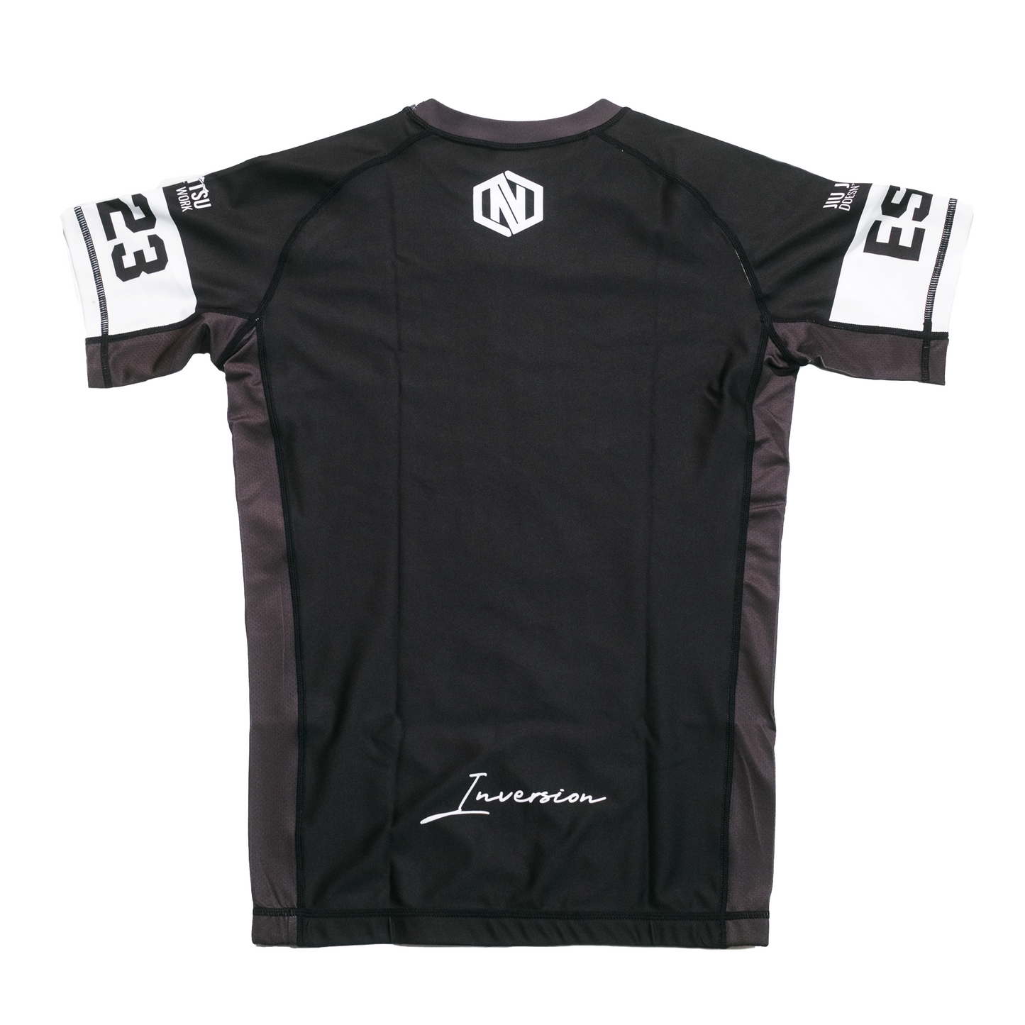 JJDW V2 BJJ Rash Guard - BLACK