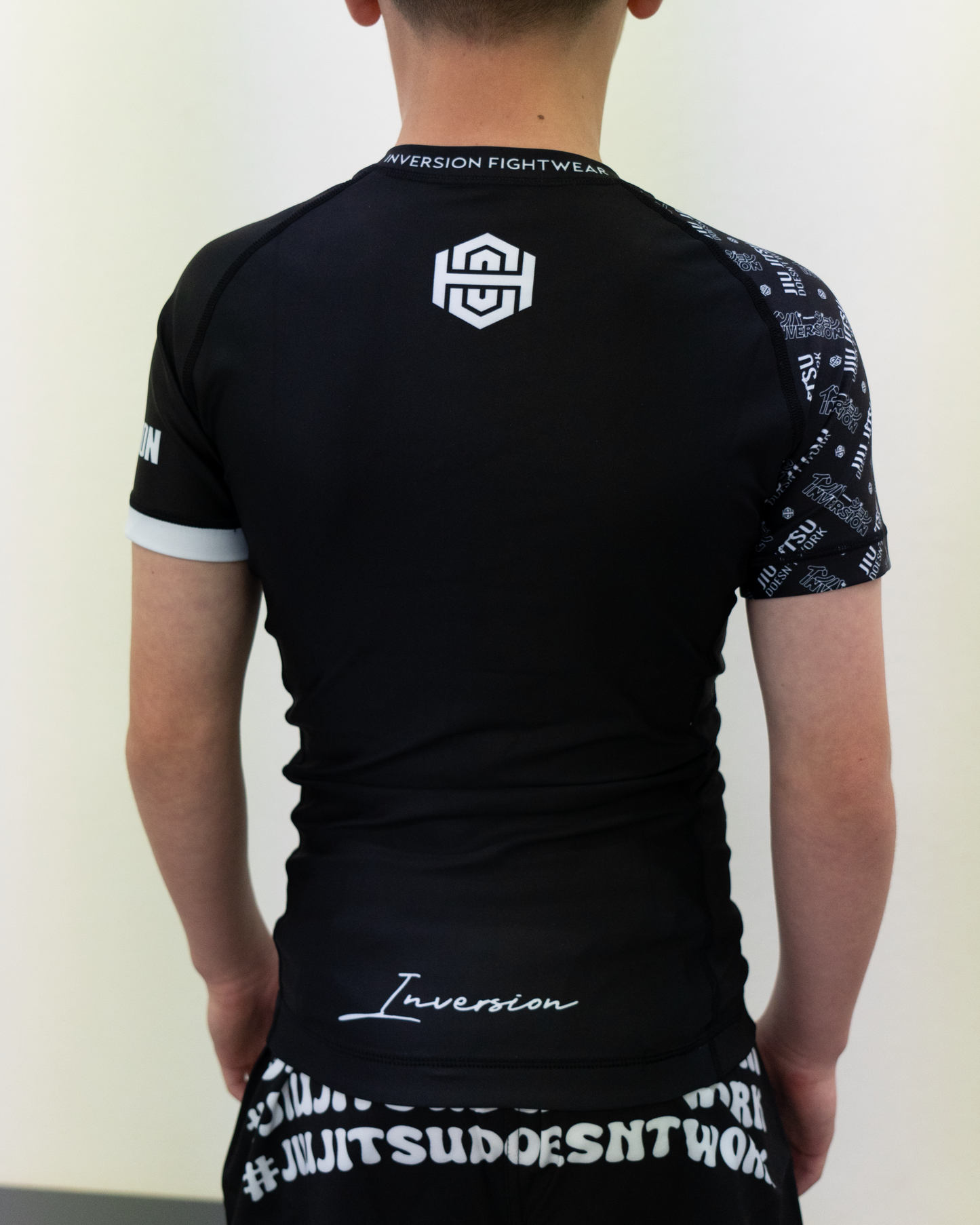 Kids BJJ Rashguard - JJDW Black 24'