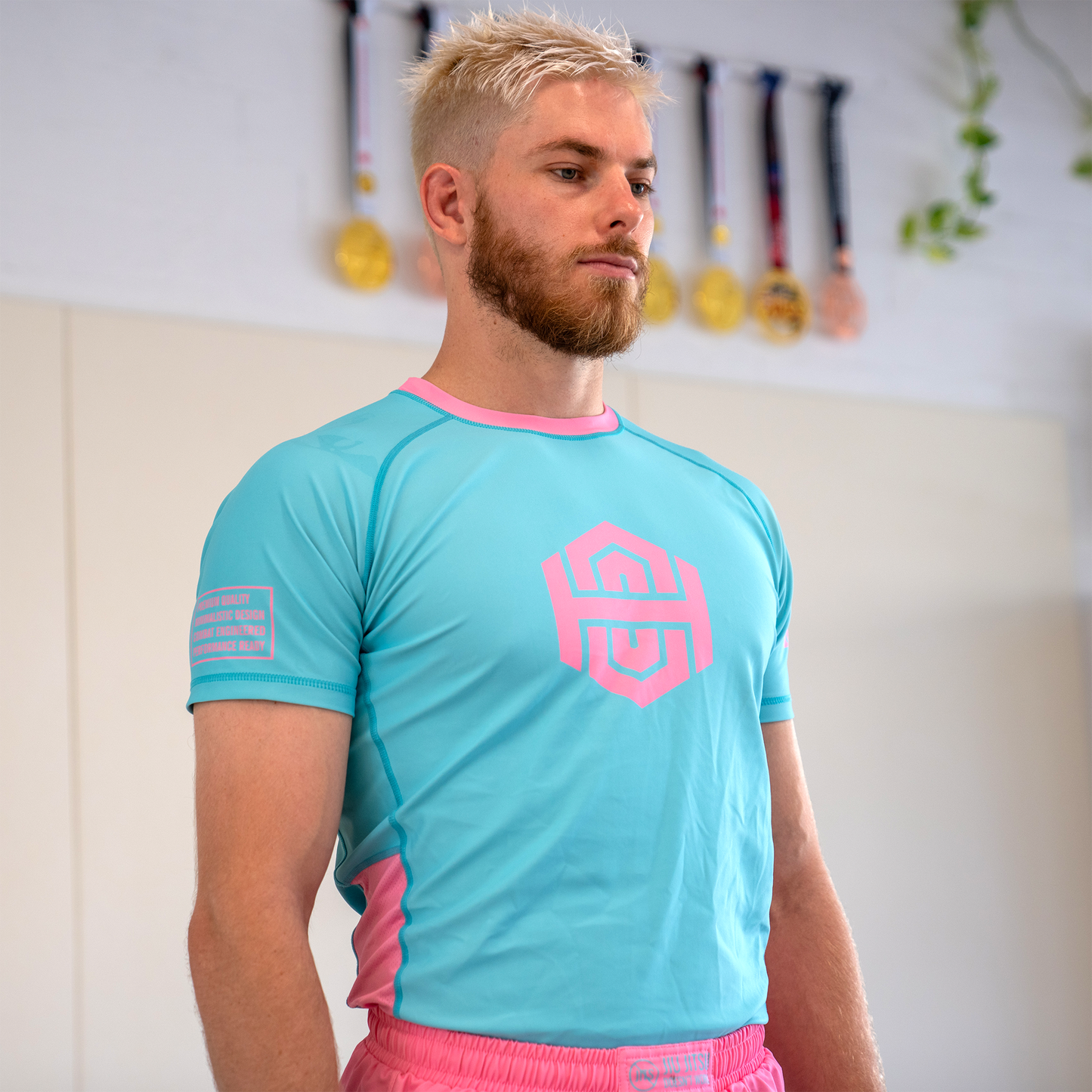 Pink Bits (2 in 1 BJJ Shorts) - Valentines Day Special '24