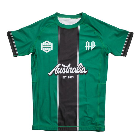 FC SERIES - BJJ RASH GUARD - GREEN