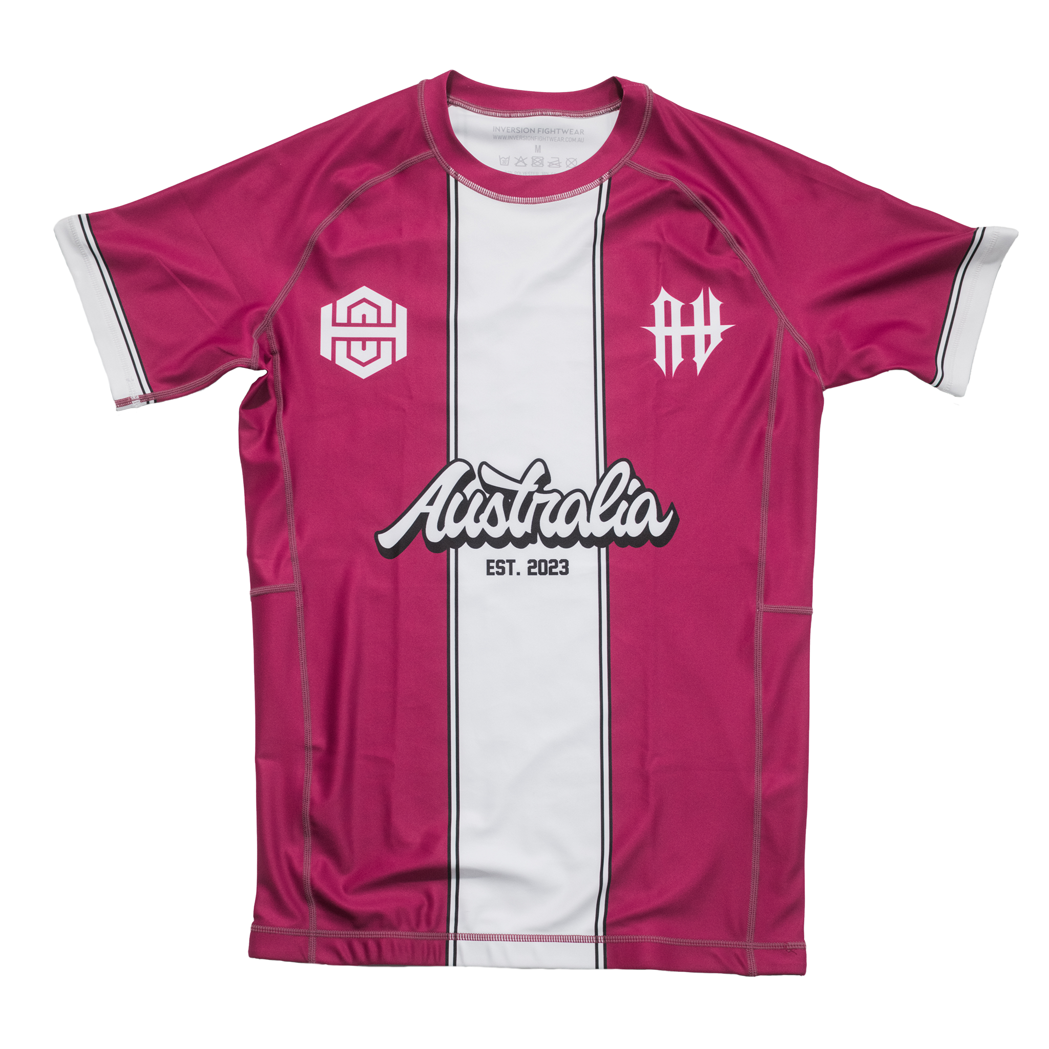 Inversion FC Rash Guard Maroon | BJJ Rash Guard Australia – Inversion ...