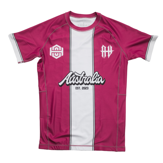 FC SERIES - BJJ RASH GUARD - MAROON