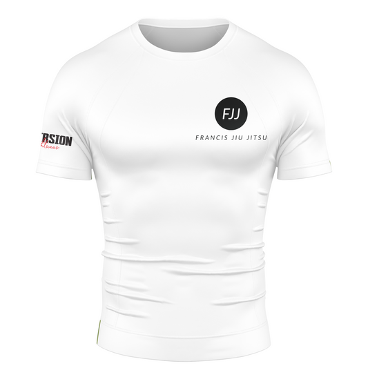 FJJ 24' Team BJJ Rash guards - White