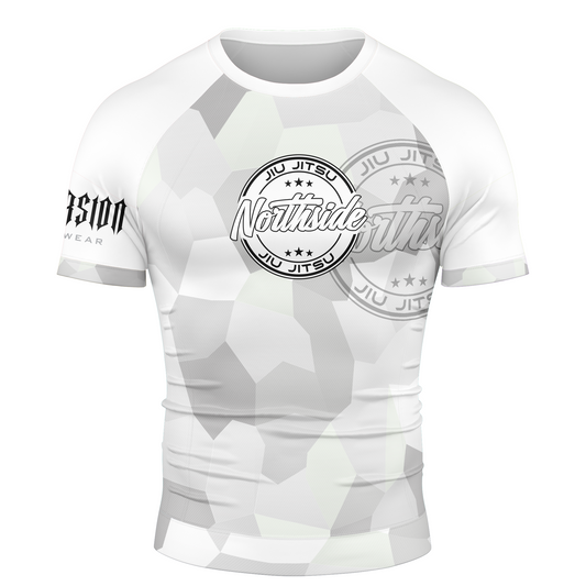 Northside Jiujitsu - Geometric Camo No Gi Rash guard