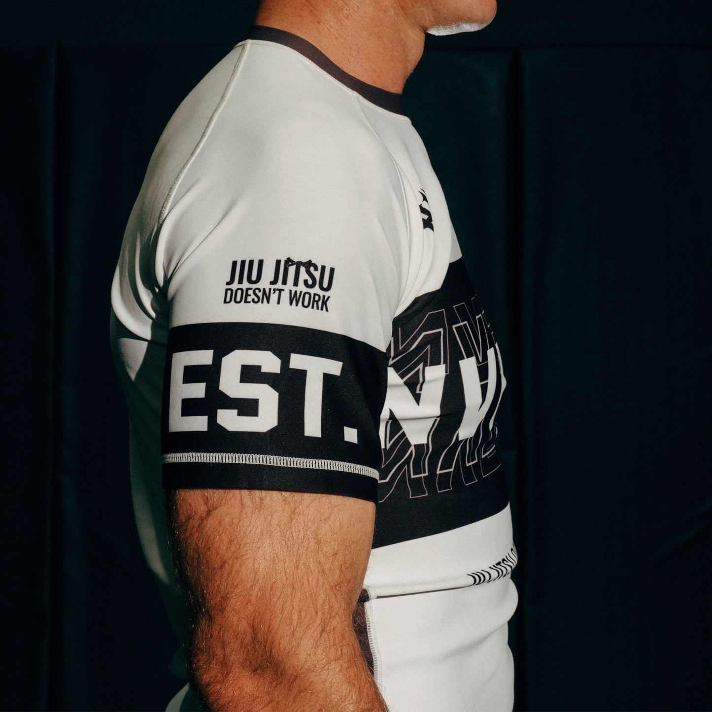 JJDW V2 BJJ Rash Guard - WHITE