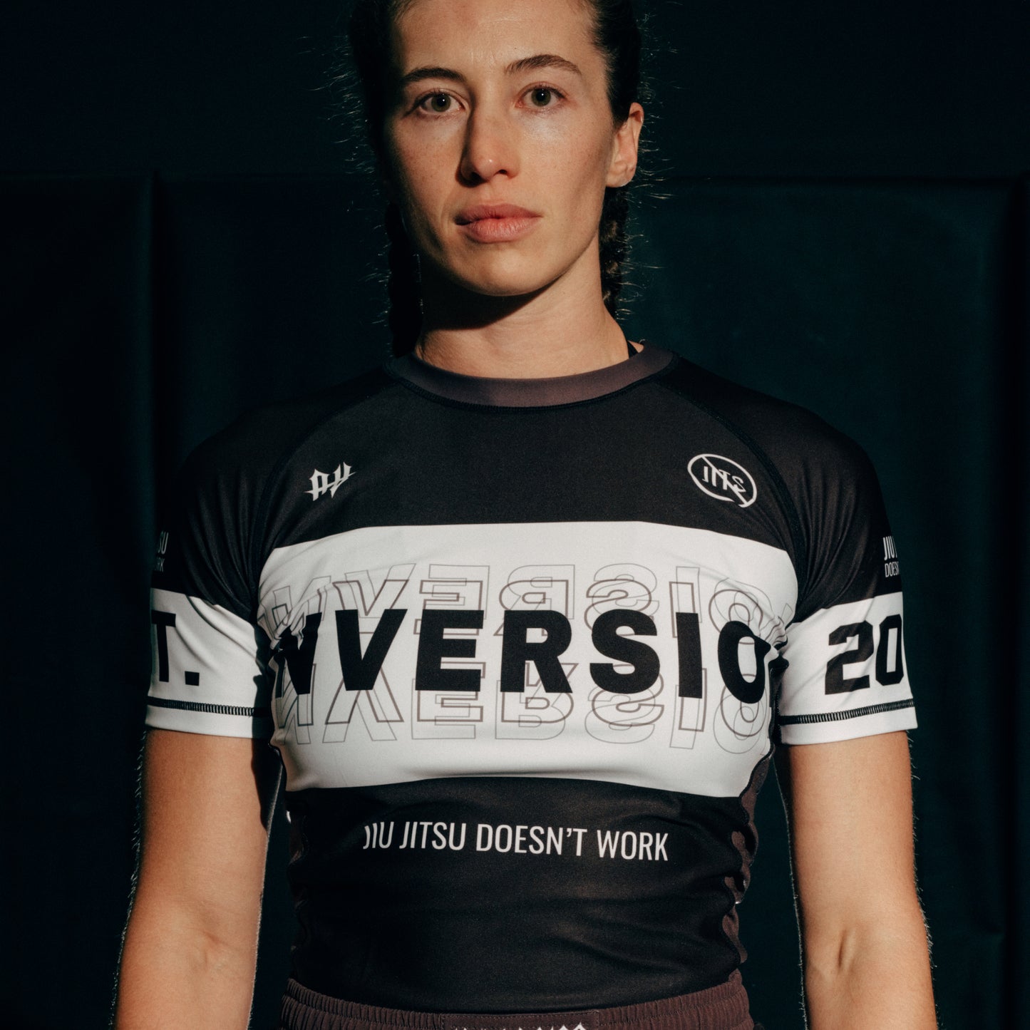 JJDW V2 BJJ Rash Guard - BLACK