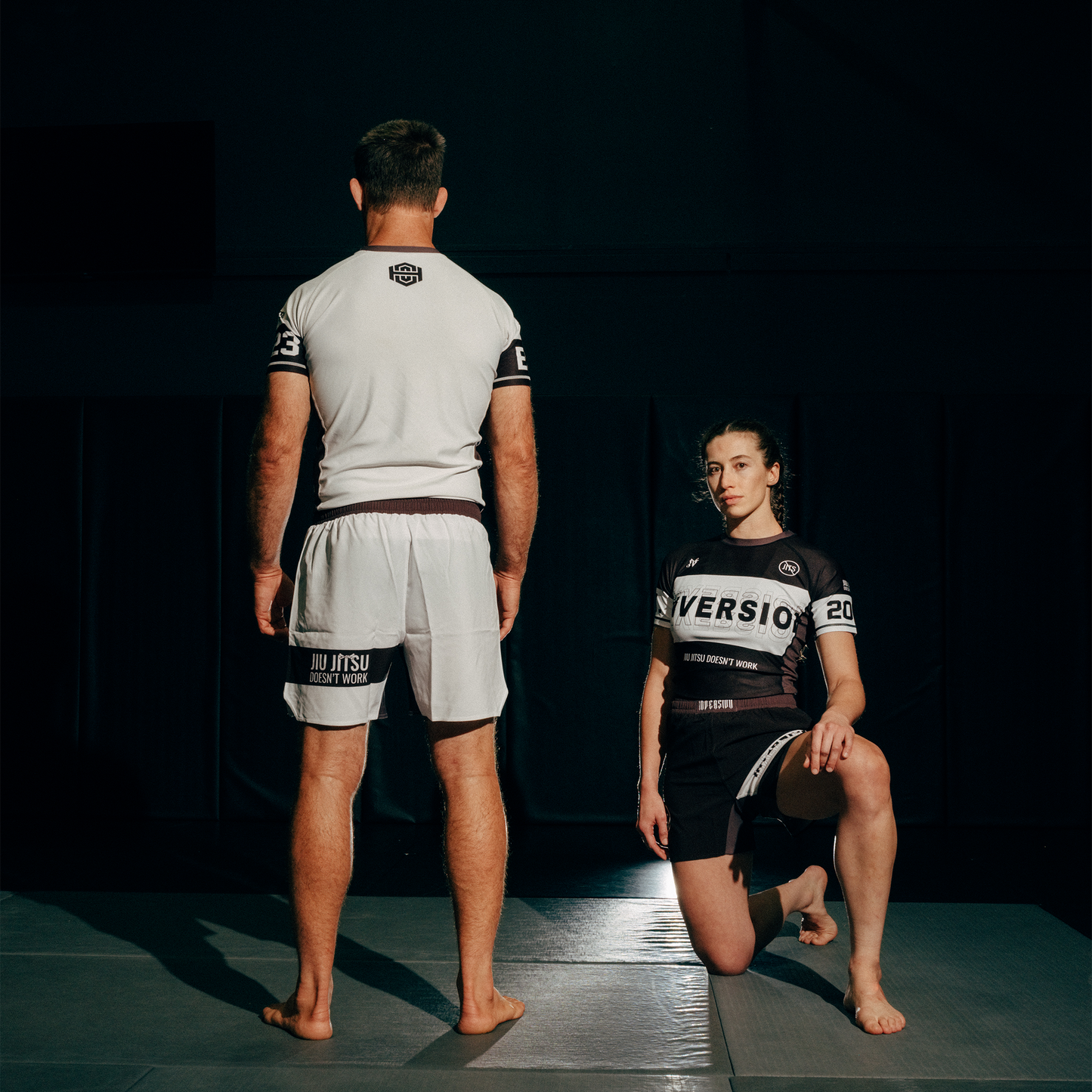 JJDW V2 White BJJ Shorts