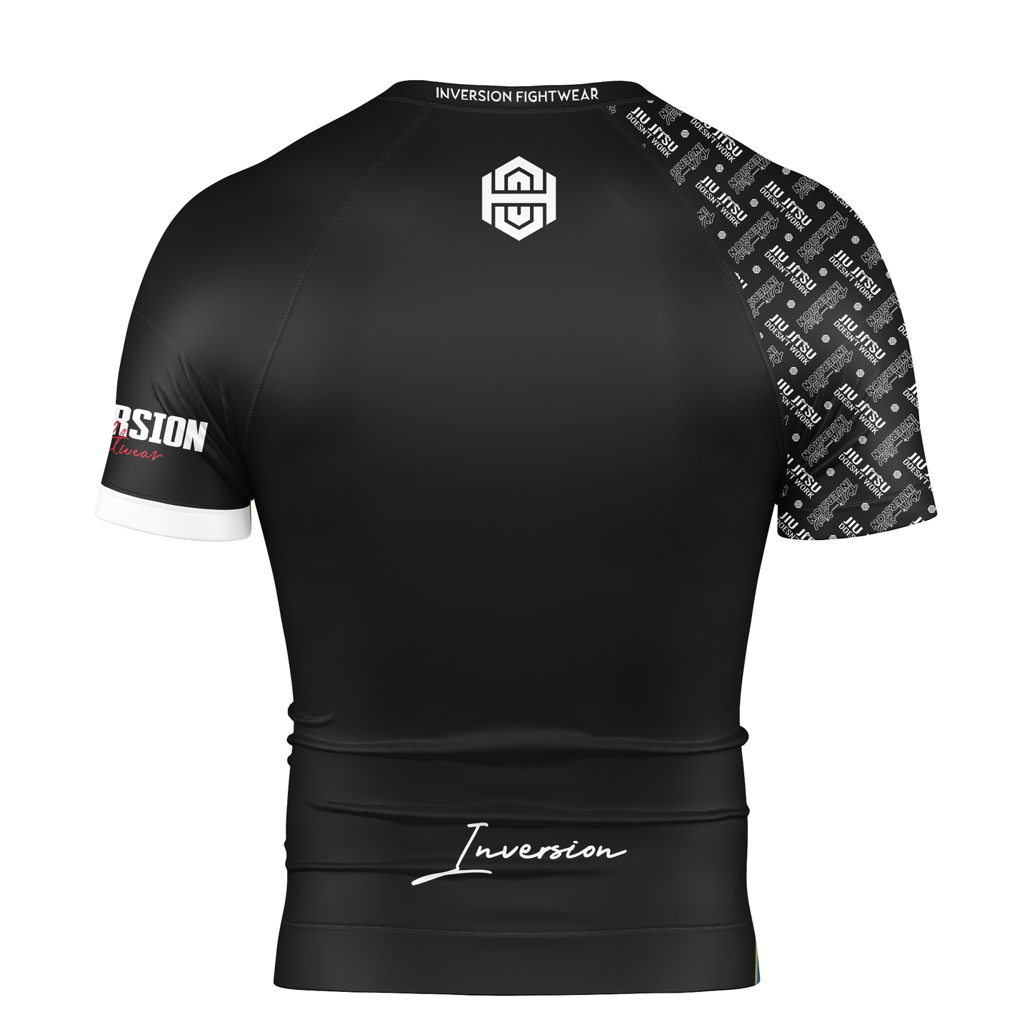 JJDW BLACK SERIES - COMPETITION BJJ RASH GUARD - BLACK