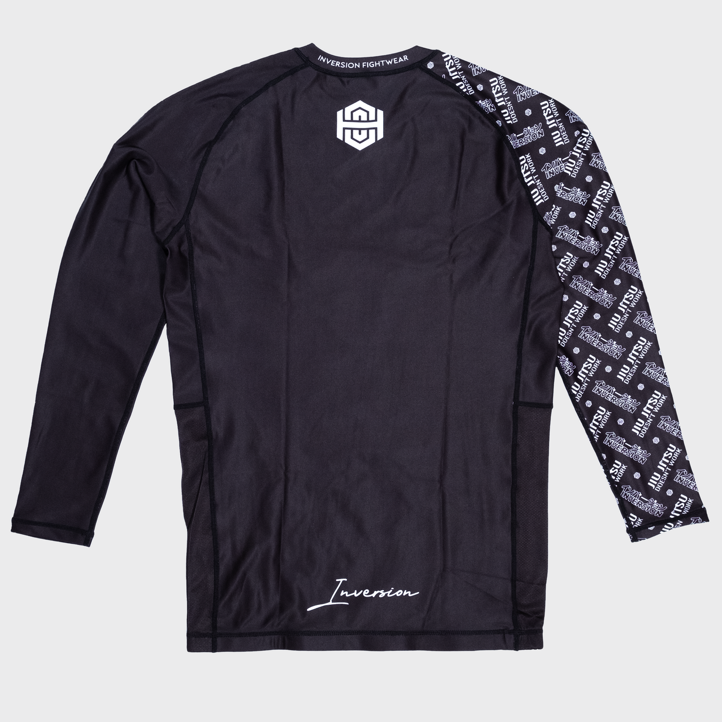 JJDW BLACK SERIES - LS BJJ RASHGUARD - BLACK