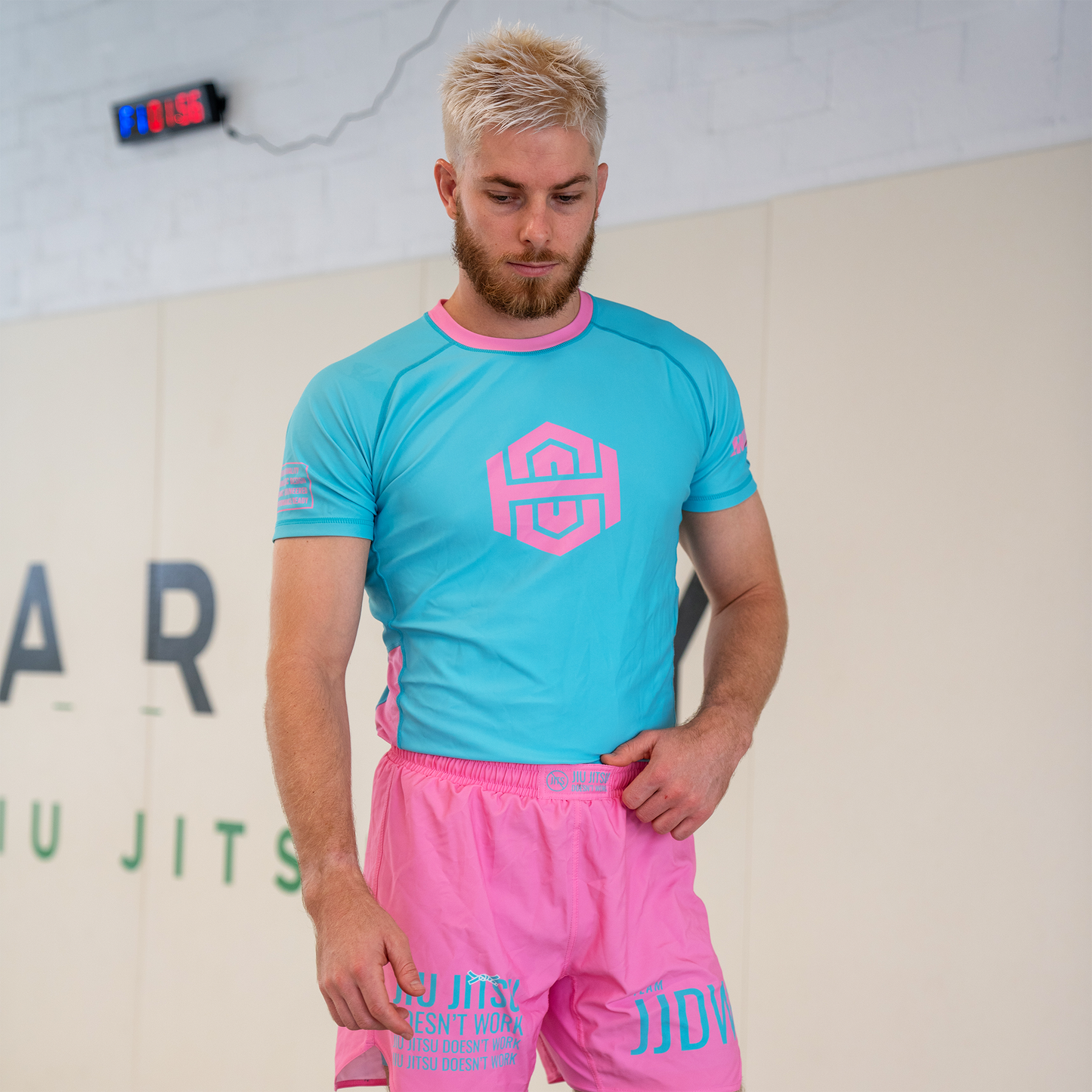Pink Bits (2 in 1 BJJ Shorts) - Valentines Day Special '24