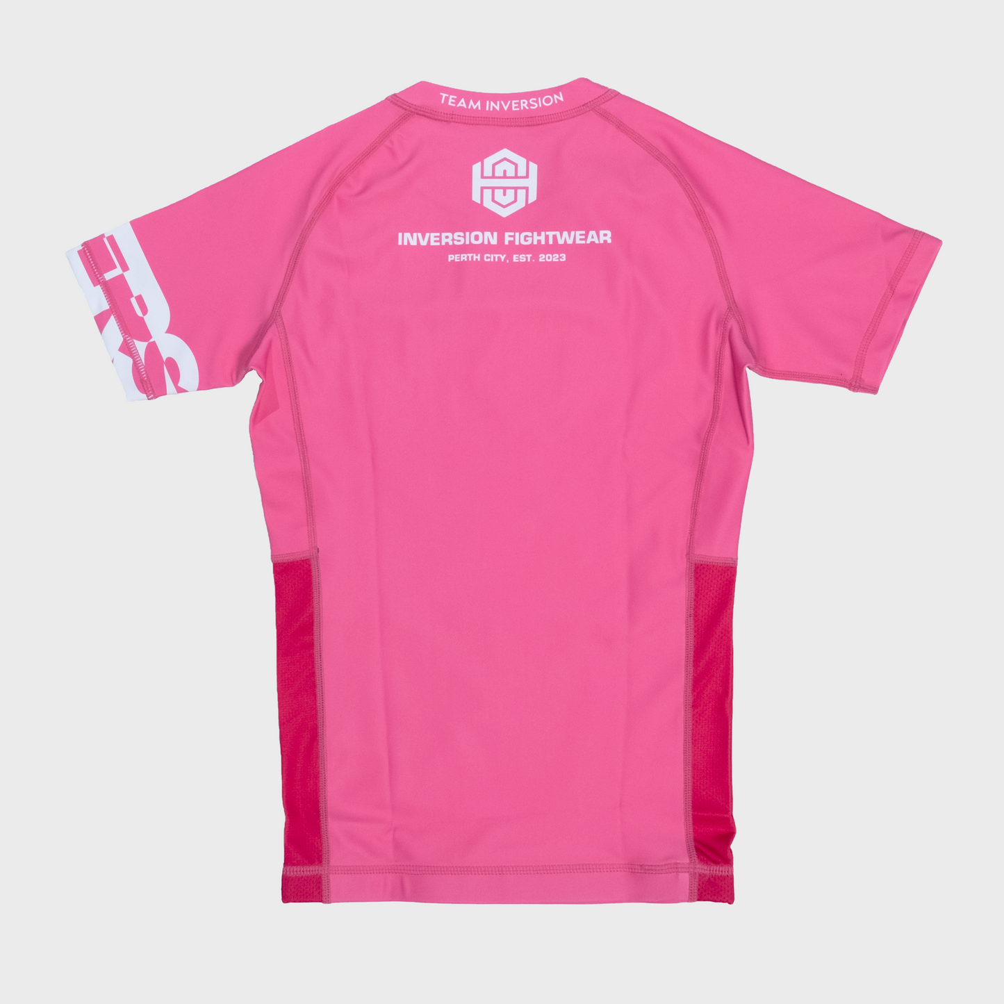 Kids BJJ Rashguard - Neon Pink 24'