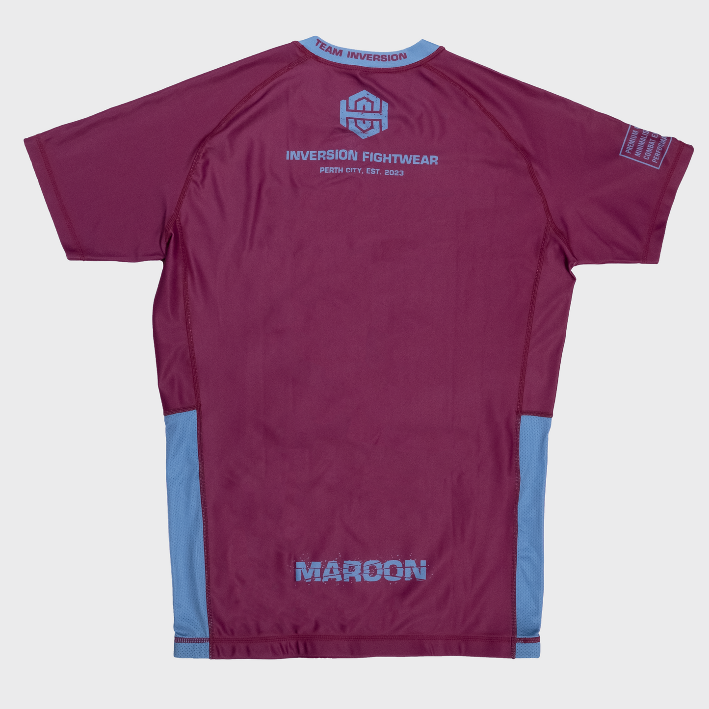 Summer 24' SS BJJ Rash guard - Maroon