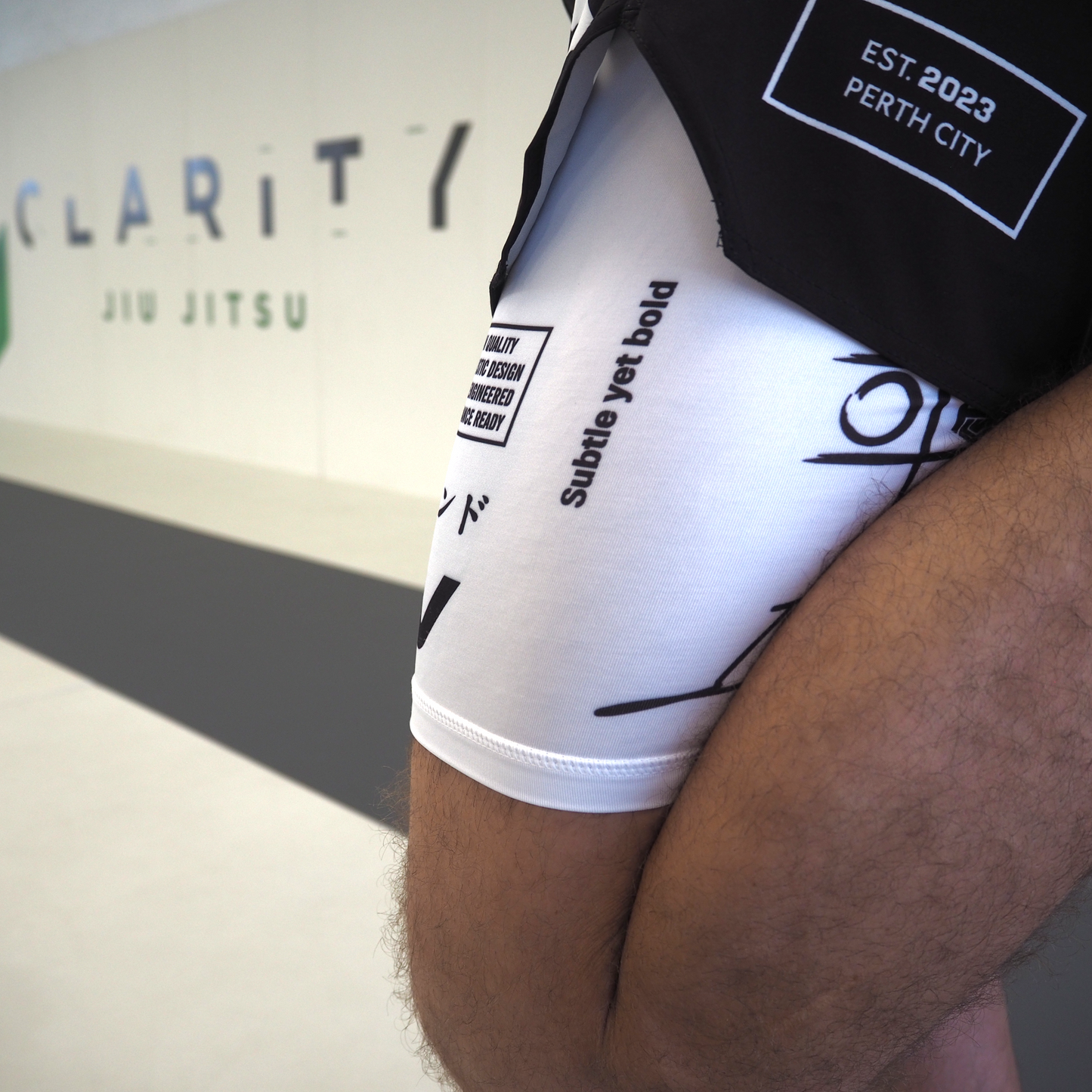 '24 Paint theme (2 in 1 BJJ Shorts) - CHALK