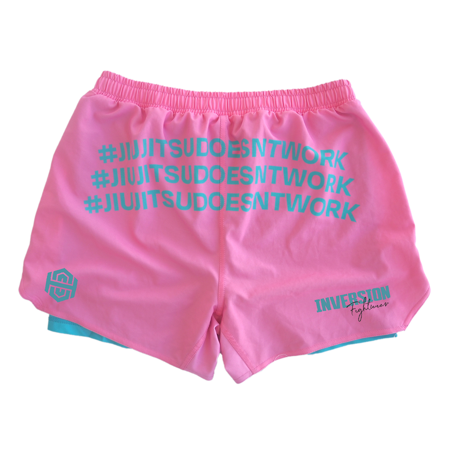 Pink Bits (2 in 1 BJJ Shorts) - Valentines Day Special '24