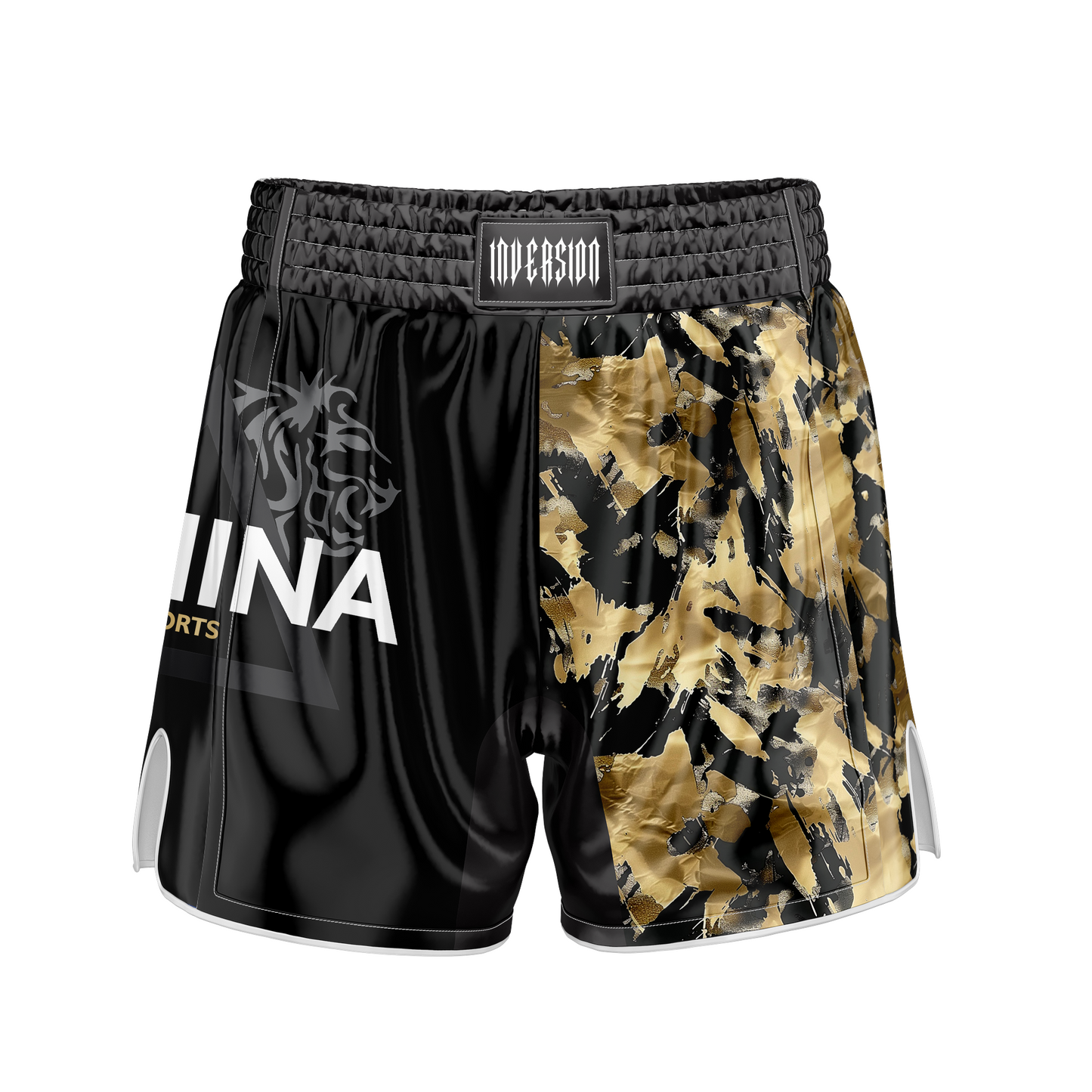 Gemina Sports - Gold Camo Grappling Shorts