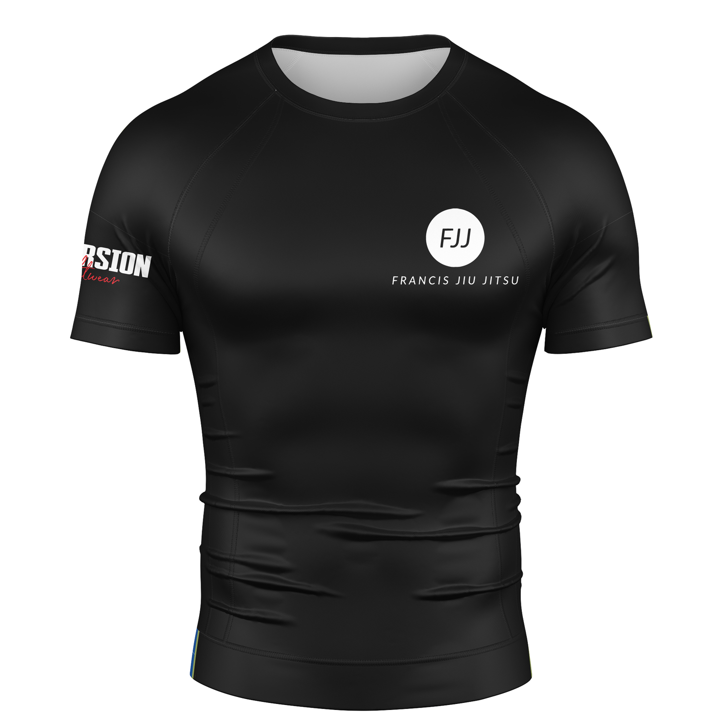 FJJ 24' Team BJJ Rash guard - Black