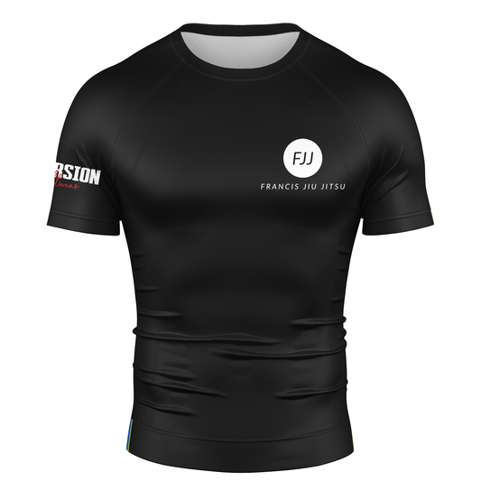 FJJ 24' Team BJJ Rash guard - Black
