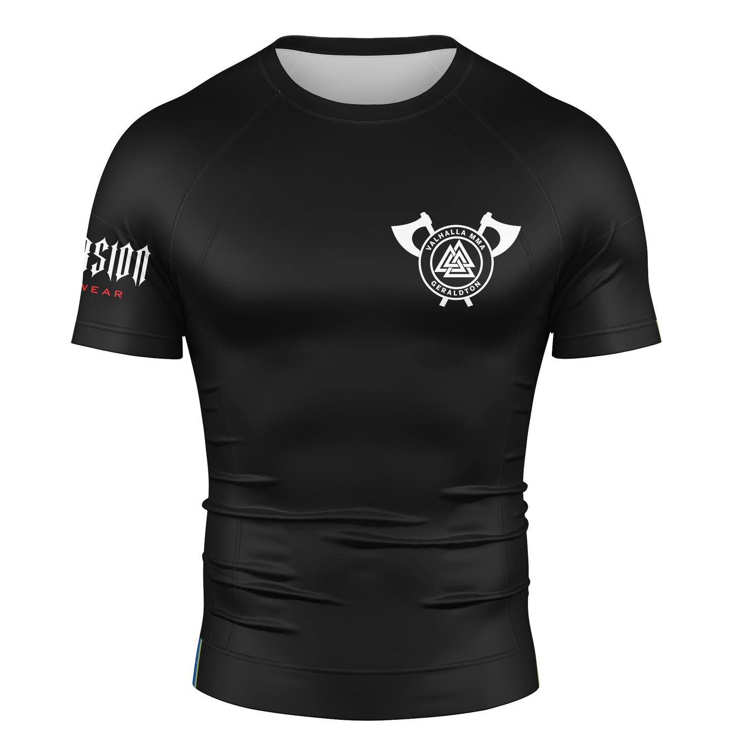 Valhalla MMA - Black Viking BJJ Rash Guard