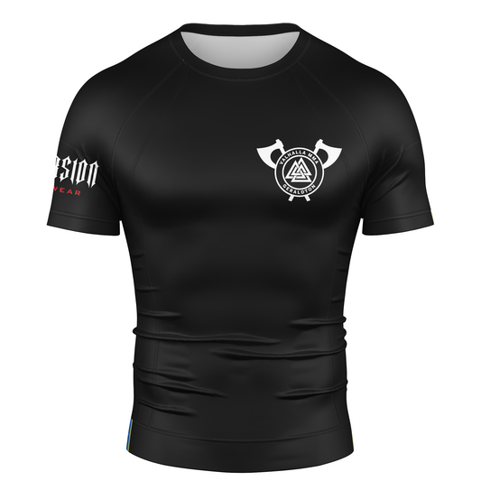Valhalla MMA - Black Viking BJJ Rash Guard