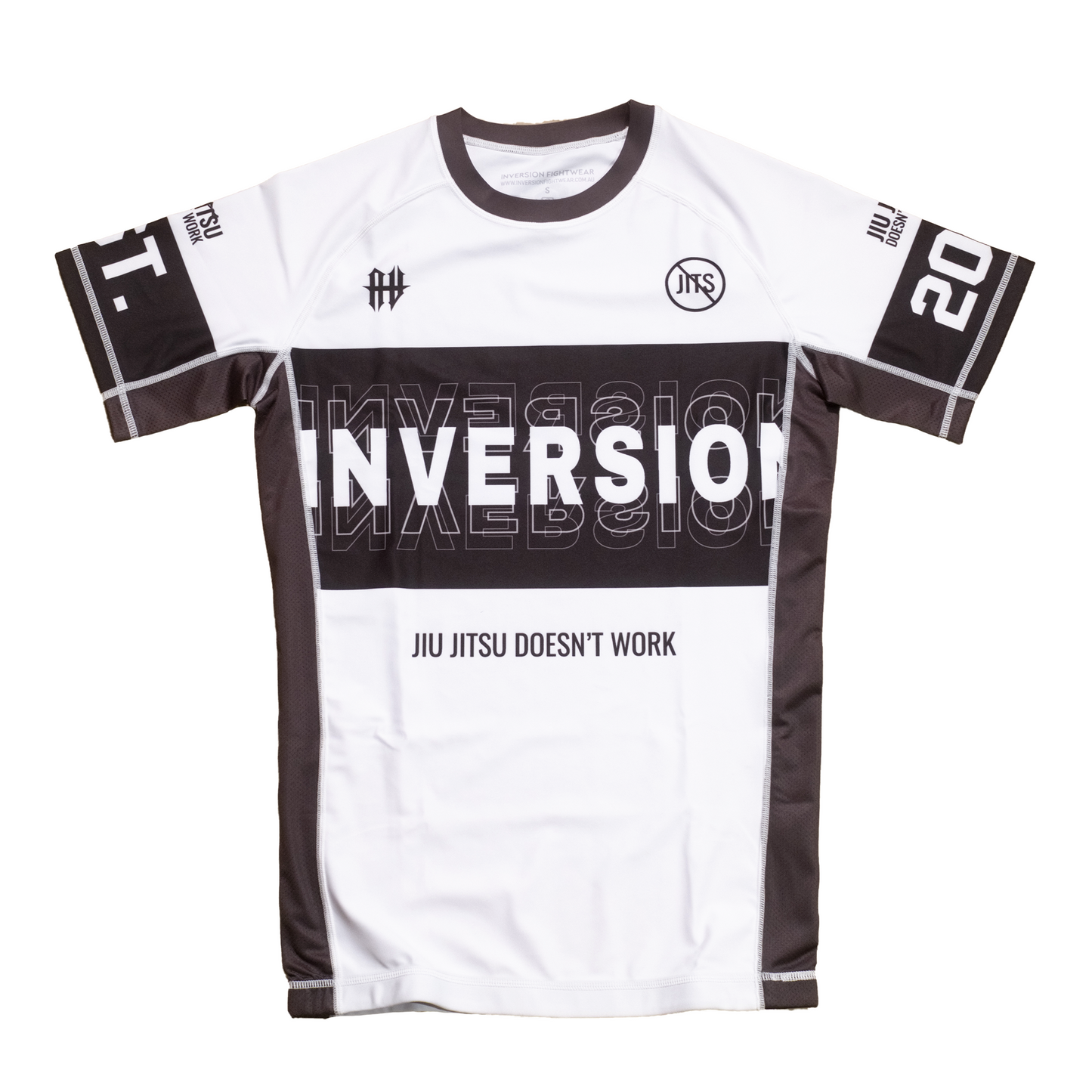 JJDW V2 BJJ Rash Guard - WHITE