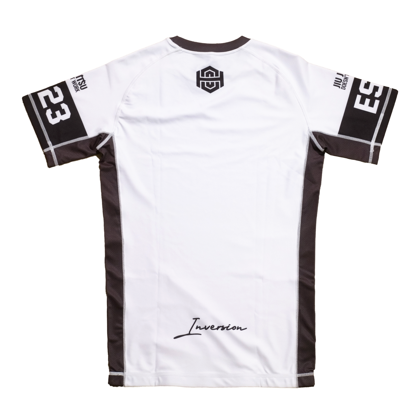 JJDW V2 BJJ Rash Guard - WHITE