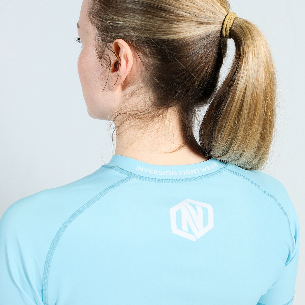 Batch 01 SS Rash guard - Baby Blue