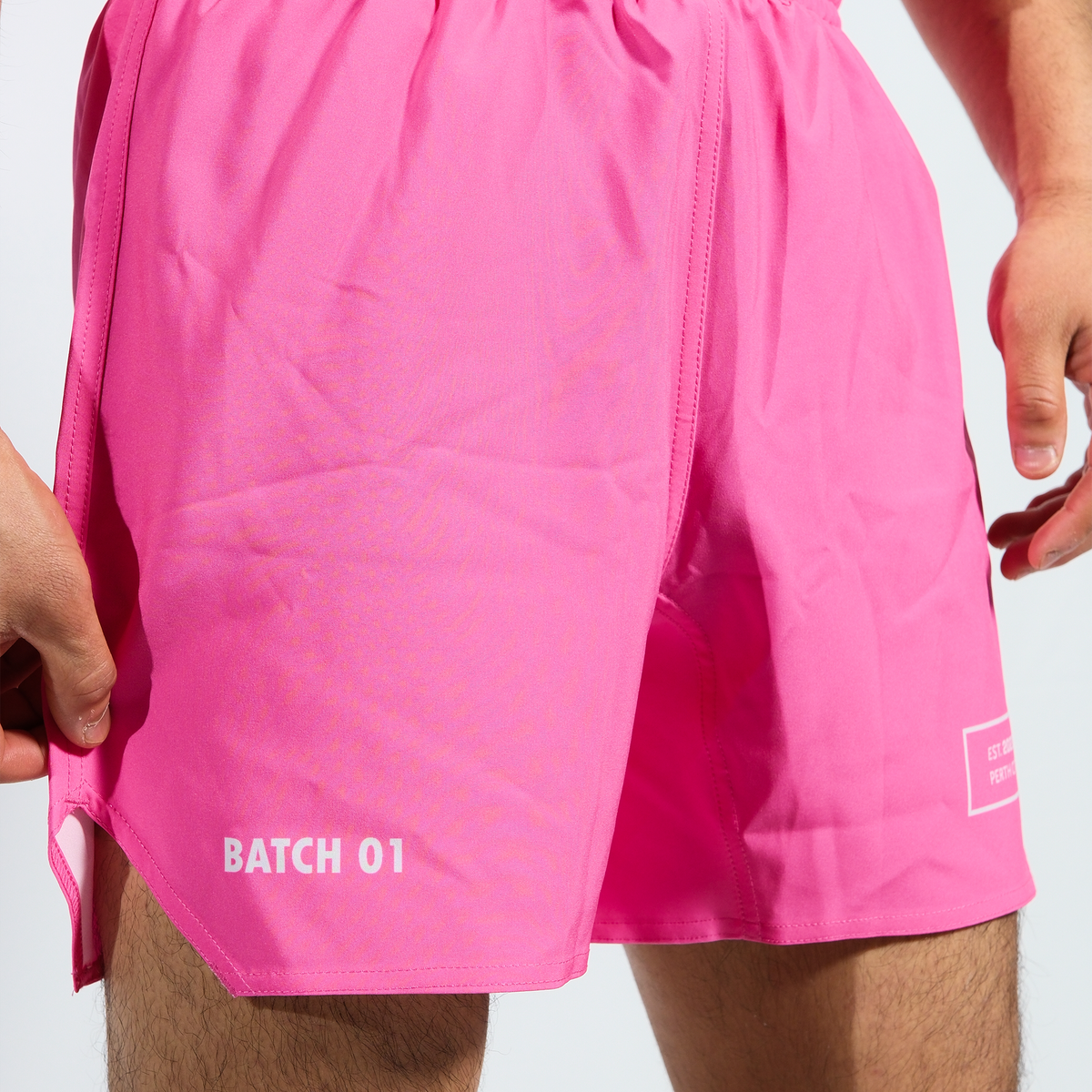 Batch 01 BJJ Shorts - Neon Pink
