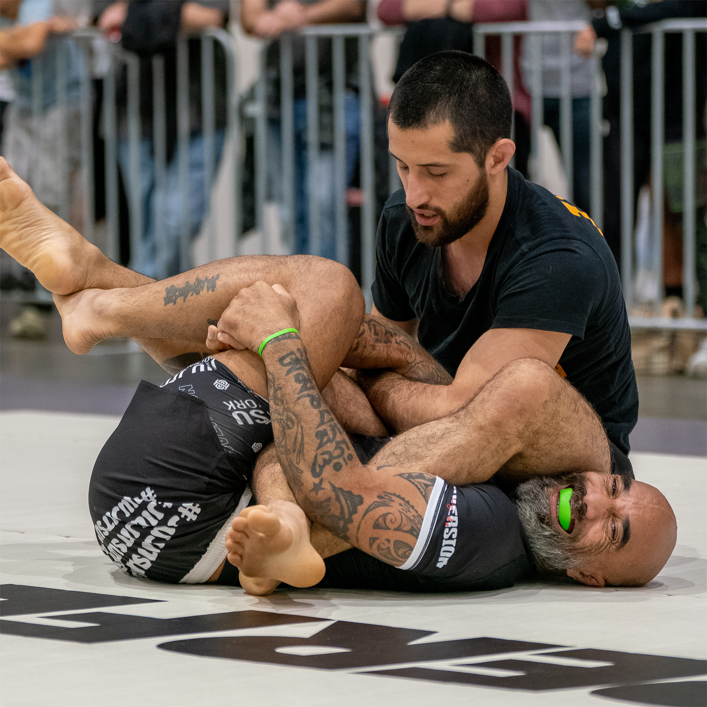 JJDW BLACK SERIES - 2 IN 1 BJJ SHORTS