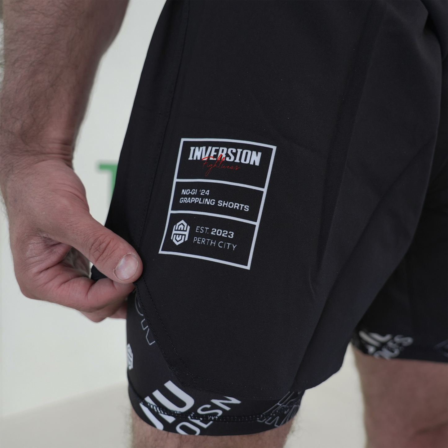 JJDW BLACK SERIES - 2 IN 1 BJJ SHORTS