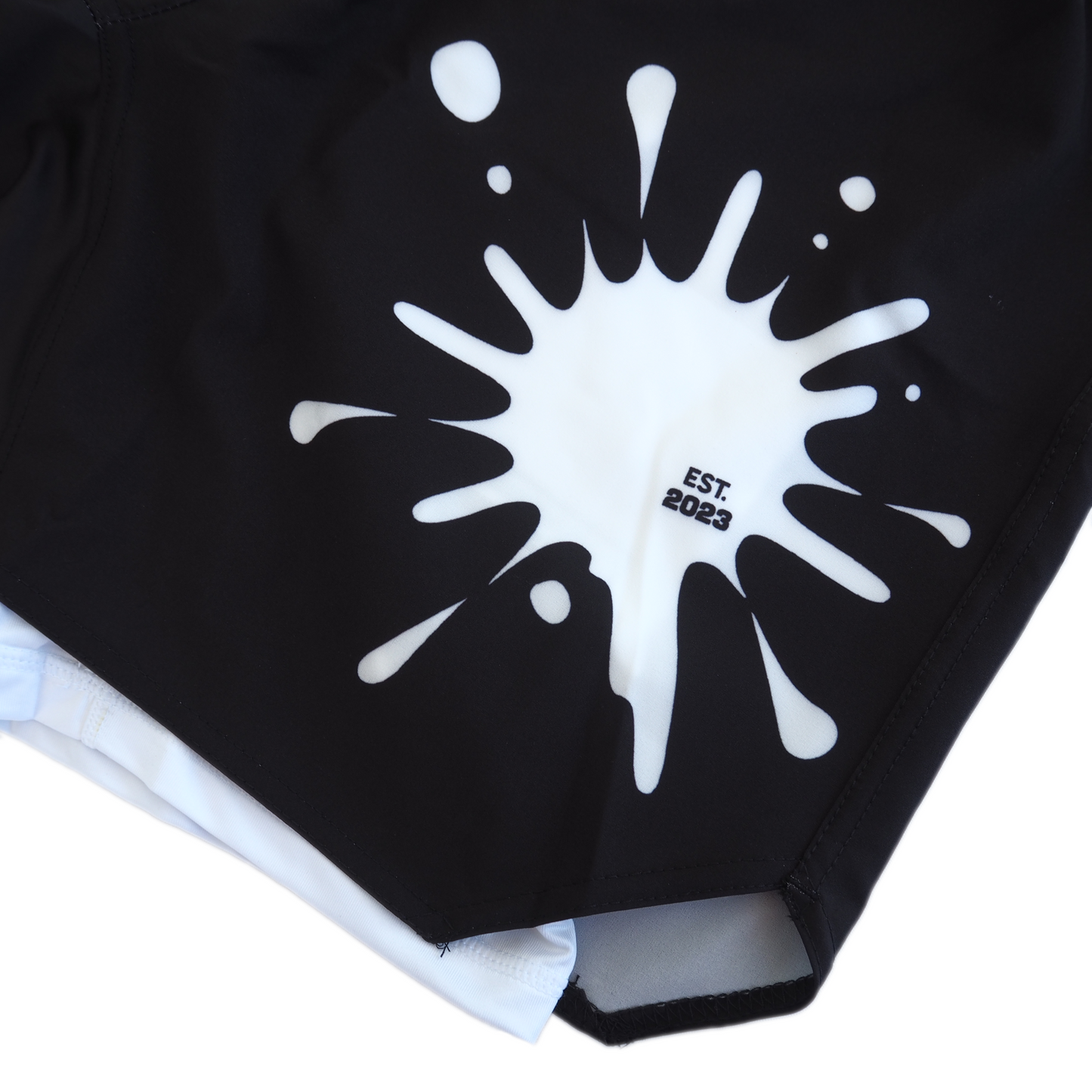 '24 Paint theme (2 in 1 BJJ Shorts) - CHALK