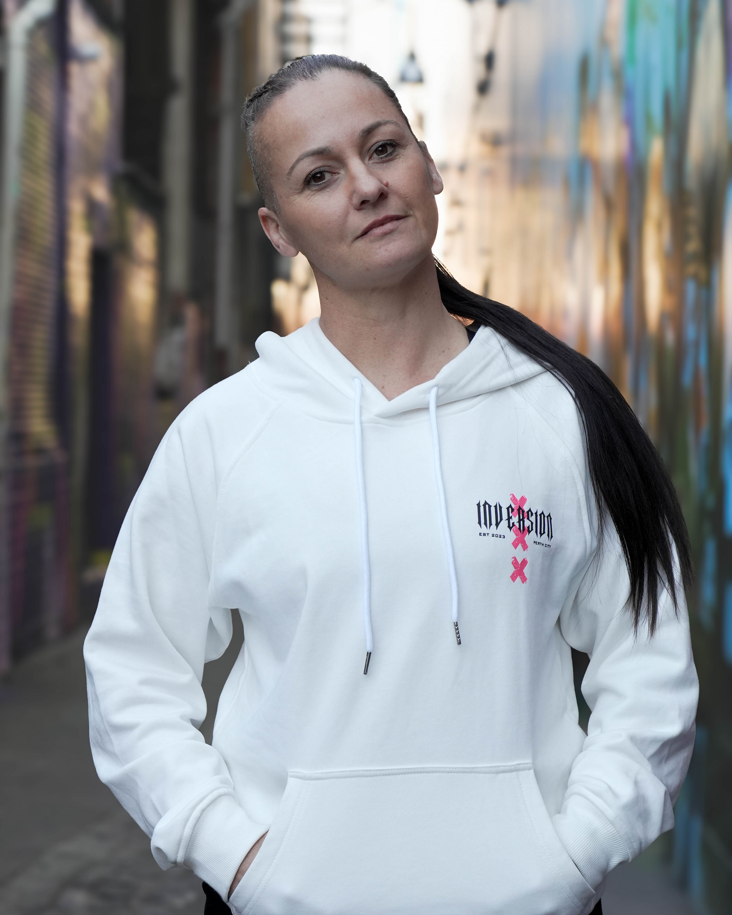 Gothic X BJJ Hoodie - WHITE