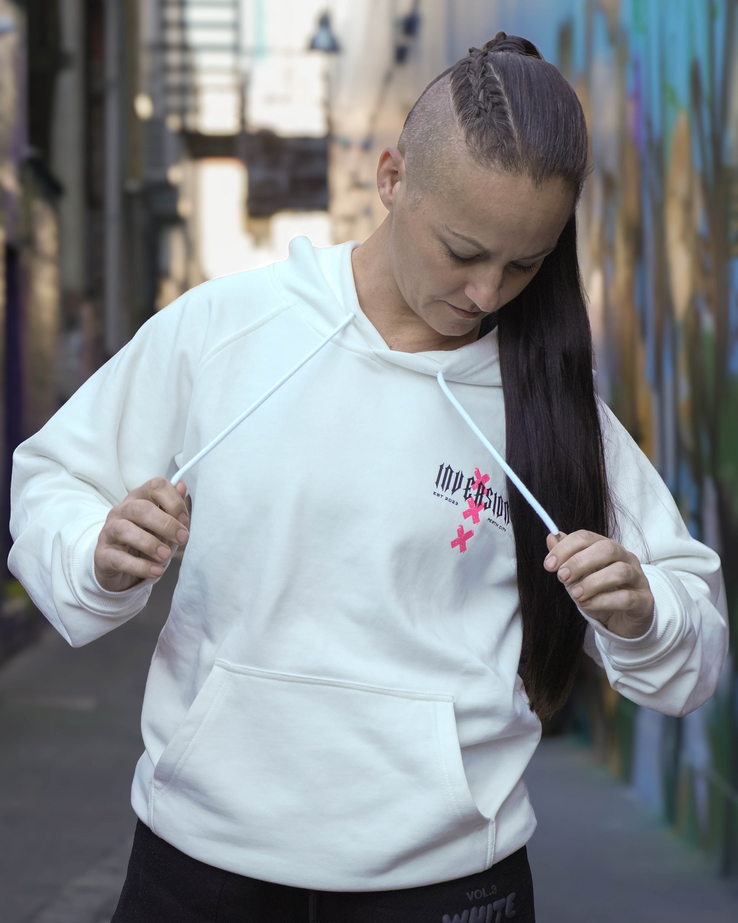 Gothic X BJJ Hoodie - WHITE