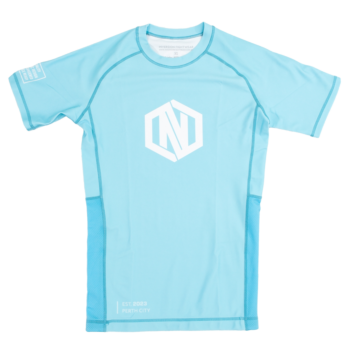 Batch 01 SS Rash guard - Baby Blue