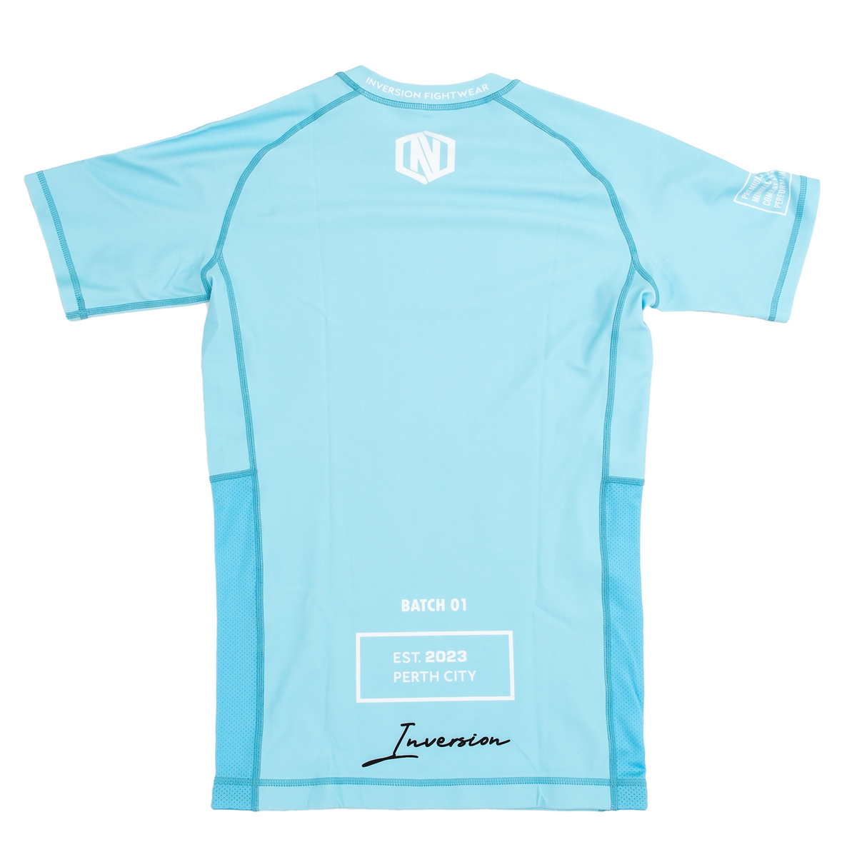 Batch 01 SS Rash guard - Baby Blue