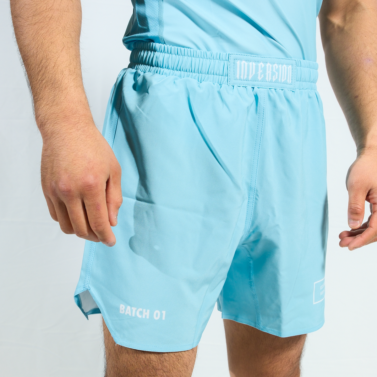 Batch 01 BJJ Shorts - Baby Blue