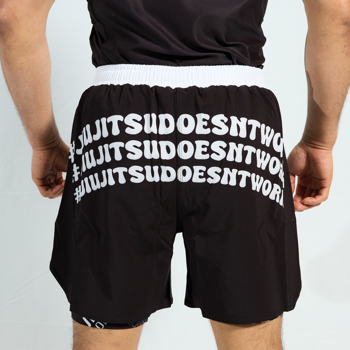 JJDW BLACK SERIES - 2 IN 1 BJJ SHORTS