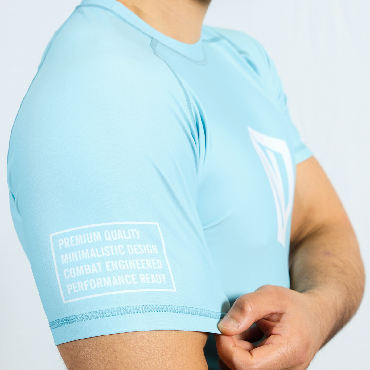 Batch 01 SS Rash guard - Baby Blue