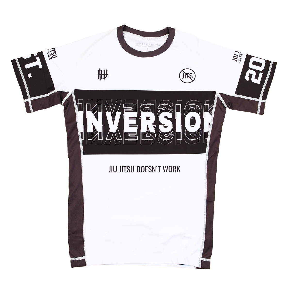 JJDW V2 BJJ Rash Guard - WHITE
