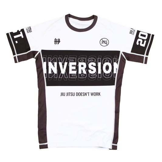 JJDW V2 BJJ Rash Guard - WHITE